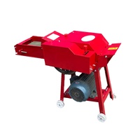 Mini broyeur de paille de paille volaille animal bétail alimentation faisant herbe déchiqueteuse ensilage hachoir foin fourrage fourrage coupe-paillettes machine