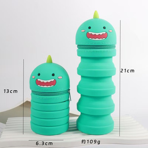 Silicone Gaming <b>Controller</b> Pencil Bag 21cm Zipper Closure School Office Use - Product Image 2