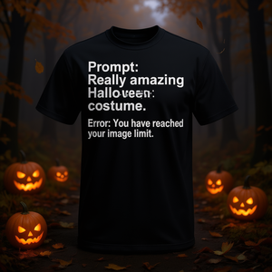 Camiseta de Halloween con diseño de IA y imagen de prompt, para amantes de la tecnología geek - Product Image 2