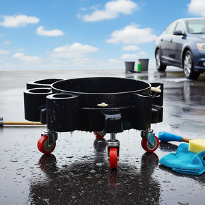 Carretilla para Cubetas de 5 Galones con Ruedas Giratorias, Kit de Herramientas de Plástico para Lavado y Detallado de Autos, Carretilla Rodante y Maniobrable - Product Image 2