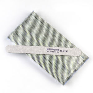 50 adet ahşap tırnak dosyaları 180/240 Grit doğal tırnak, bükme kırmadan - Product Image 3