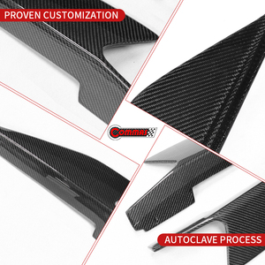 Mejores piezas de fibra de carbono estilo OEM para automóviles, faldones laterales para Ferrari 458, piezas de carrocería - Product Image 3