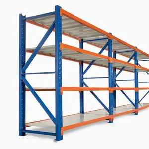Estantes y unidades de almacenamiento ndustrial, estantería de acero ajustable para almacén al por mayor