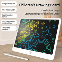 Tablette d'écriture électronique rechargeable LCD pour enfants, bloc-notes à dessin coloré, avec verrouillage d'écran et fonction anti-effacement pour la maison