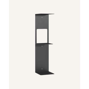 Étagère murale verticale en métal Finn, acier thermolaqué mat, style industriel moderne, pour salon, bureau, rangement mural - Product Image 5