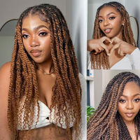 Cheveux Humains 100% Afro Kinky en Vrac, Trame Simple pour Torsades, Tresses, Réparation de Locs, Extensions Dreadlock 10-12 Pouces 30 Grammes Couleur 30