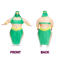 Costume de fête d'Halloween de carnaval pour adulte, combinaison gonflable de danseur gras sultan, corps entier