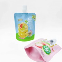 Pochette souple personnalisée en plastique avec bec verseur pour emballage de shampoing liquide, design recyclable