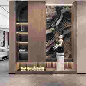 Armoire rustique de style ferme, portes coulissantes de style grange, usage général, meubles de chambre à coucher pour la salle à manger, fabrication directe - Product Image 1