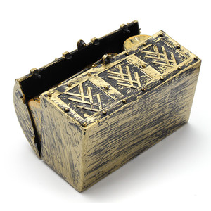 Piraten-Spiel <span class=keywords><strong>Schatztruhe</strong></span> Schmuckaufbewahrungsbox Vintage Mini-<span class=keywords><strong>Schatztruhe</strong></span> Geschenk in 3 Größen - Product Image 3