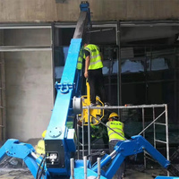 Grue araignée télécommandée de 1 à 8 tonnes, grue sur chenilles de sécurité avec protection contre les surcharges et arrêt d'urgence
