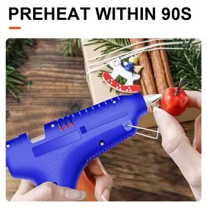 Meilleure vente 110v 220v 100W haute température chauffage rapide bricolage filaire électrique Mini petit pistolet à colle thermofusible avec bâtons - Product Image 4