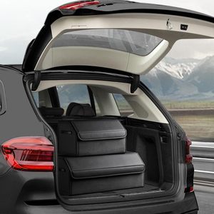 KUYUE Customizable Leather Car Trunk Organizer <strong>Storage</strong> Bag Classic Design Foldable <strong>Folding</strong> Rectangle Custom Size <strong>Storage</strong> <strong>Box</strong> - Product Image 6