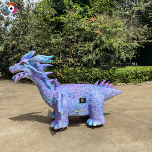 Dinosaurio Animatrónico <span class=keywords><strong>de</strong></span> Alta Simulación para Parques <span class=keywords><strong>de</strong></span> Diversiones Interiores/Exteriores, Scooter Eléctrico para Niños, Coche <span class=keywords><strong>de</strong></span> Dinosaurio Dragón en Venta - Product Image 3