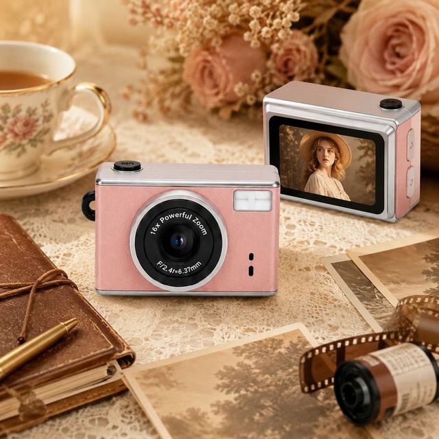 M2 Children's Camera - Student School Digital Camera - High Definition Mini Camera - Retro CCD - Gift NEW