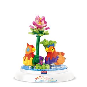 Bloques de Construcción de Micro Diamantes, Miniatura de Árbol Bonsái con Pájaros, Juguete de Bricolaje, Decoración para Niños y Adultos, Venta al Por Mayor OEM - Product Image 6