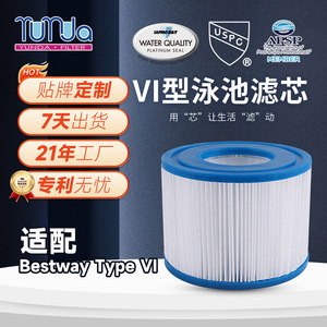 Cartucho de Filtro de Piscina Tipo Yunda Vi, Papel Plegado para Purificación de Agua de Piscinas y Spas Sobre el Nivel del Suelo - Product Image 1