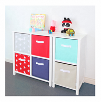 Table d'appoint pour enfants, armoire en tissu, commode en tissu, commode à tiroirs en tissu