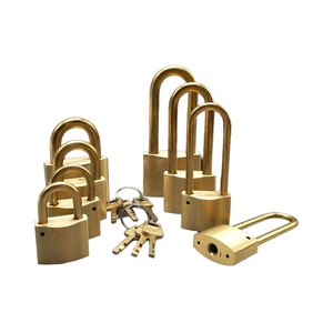 Marine Brass Key Brass Ổ khóa an toàn ổ khóa ngoài trời khóa không thấm nước rỉ sét bằng chứng kho chống Pry khóa cửa 35 mét thuyền phần cứng - Product Image 2