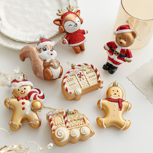 Vintage Cute <strong>Fox</strong> Squirrel <strong>Christmas</strong> <strong>Decor</strong> Gingerbread Man Snowman <strong>Christmas</strong> Tree Ornament DIY Hanging <strong>Decor</strong> for Party <strong>Decor</strong> - Product Image 1