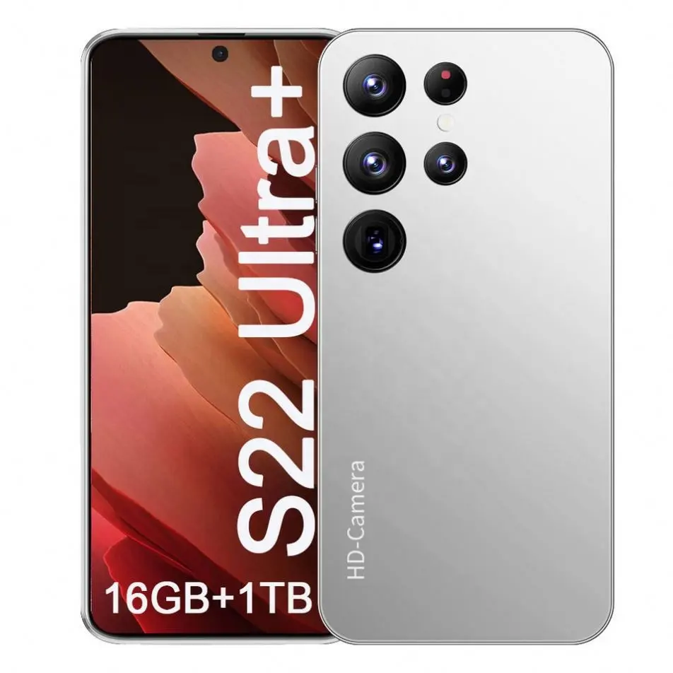 2023 nuevo S22 Ultra 5g teléfono 7,3 pulgadas 16GB + 1TB Android Smartphone Android 12,0 teléfonos móviles