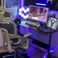 Table de jeu ergonomique RGB réglable en hauteur