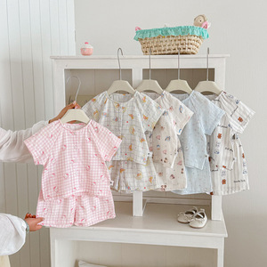 Nuova Collezione 2026: Pigiama Estivo per Bambini in Puro Cotone, Fantasia Carina, Traspirante e Confortevole, Completo Neonato - Product Image 3
