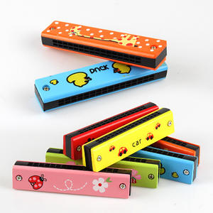 Juguete educativo de gran oferta, instrumento Musical armónico de madera de 16 agujeros para niños - Product Image 4