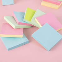 Venta al por mayor 76*76 pegatinas de notas autoadhesivas notas adhesivas de color de oficina 100 hojas cuaderno en forma de papel