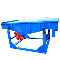 Crible vibrant linéaire industriel, séparateur de sable, machine de tamisage à moteur contrôlé par PLC pour le tamisage de la poudre de pierre et du sable