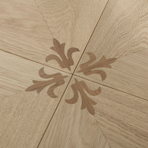 Europeu sala de estar interior parquet espinha de arenque piso madeira carvalho branco projetado madeira sólida piso madeira engenheiro piso - Product Image 1