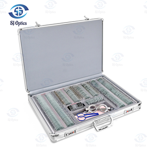 SJ Optics WZ-266JS instrumentos ópticos venda quente melhor qualidade 266 PCS conjunto de quadro de teste de metal vidro - Product Image 2
