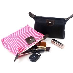 Eco Friendly Cosmetic Bag Women Private Label Custom Make up Bag & <b>Cases</b> Zipper Nylon <b>Makeup</b> Bag Cosmetic With Personal Logo - Product Image 1