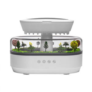 Rain Drop Aroma Humidificador White Noise Ultrasonic Aromatherapy Humidifier <b>Diffuser</b> with Night Light for Home and Bedroom Use - Product Image 6