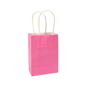 Cadeau <span class=keywords><strong>Mini</strong></span> Rose <span class=keywords><strong>Sac</strong></span> En Papier <span class=keywords><strong>Kraft</strong></span> avec Poignées - Product Image 1