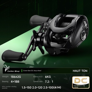 <span class=keywords><strong>รอก</strong></span><span class=keywords><strong>ตก</strong></span><span class=keywords><strong>ปลา</strong></span> Hao Dun Qingfeng <span class=keywords><strong>DC</strong></span> แบบ Baitcasting พร้อมระบบป้องกันสายพันกัน อัตราทดเกียร์ 7.2:1 ลูกปืน 7 ตัว ใช้ได้ทั้งมือซ้ายและมือขวา - Product Image 3