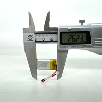 Baterías recargables de iones de litio, 501520 501525 501530 501540 125mAh 190mAh 200mAh 300mAh 3,7 mAh Lipo V