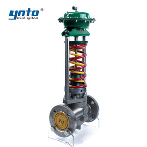 Paslanmaz çelik pnömatik diyafram kendinden çalışan basınç kontrol vanası OEM otomatik su akış gaz pnömatik düzenleyen - Product Image 4