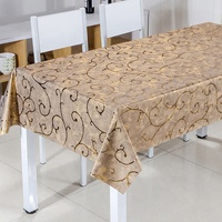 Nappe de table en PVC tissée de luxe moderne RNPT, résistante à la chaleur, imperméable et anti-taches PW337-M003