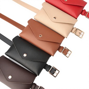 Quality New Design PU Leather Anti-Theft Waist Bag Belt Small Purse Detachable Trendy Wallet - Product Image 3