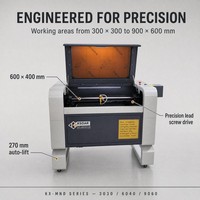 Machine de gravure et de découpe laser CO2 4060 6040 50W 100W, graveur et découpeur laser CNC pour le bois et le contreplaqué