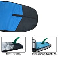Couleur personnalisée/logo/design/taille sac de planche en polyester/couverture de planche de surf en nylon sac de planche de surf longboard