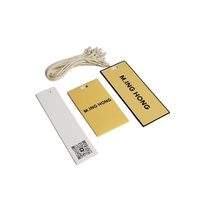 Luxe conception personnalisée impression nom logo papier vêtement chemise étiquettes volantes vêtements étiquettes volantes avec ficelle