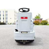 Autolaveuse autoportée 1020 mm à double brosse avec panneau numérique pour le nettoyage des sols durs des hôpitaux et écoles – Laveuse de sols industrielle