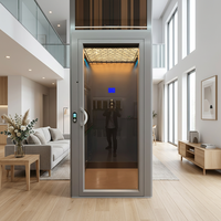 Ascenseur domestique MRL à traction sans engrenages, tension 220 V, pour passagers