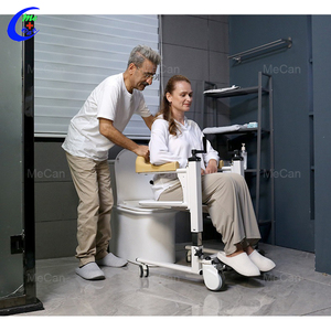 Fauteuil roulant pliable multifonctionnelle, équipement de rééducation médicale, fauteuil de transfert manuel - Product Image 6