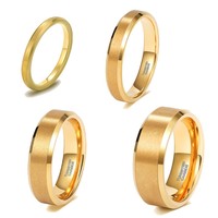 Bague en tungstène unie brossée Zhongzhe 2024 pour hommes et femmes, largeurs 2/4/6/8/10mm, en carbure de tungstène, idéale comme cadeau