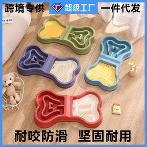 Bol d'alimentation lent pour animaux de compagnie, tapis à lécher en silicone pour chiens et chats, antidérapant, anti-renversement, qualité alimentaire, facile à nettoyer, forme arrondie - Product Image 5