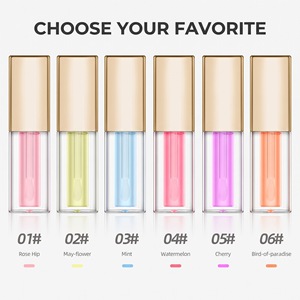 Botanical Lip Oil Moisturizing Lip Gloss High Shine Glass Long Lasting Tinted Lip <b>Serum</b> Plumping Finish for Daily Makeup OEM - Product Image 1