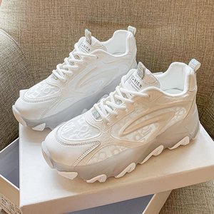 Chaussures de sport respirantes à semelle épaisse et compensée, nouvelle mode estivale décontractée - Product Image 4